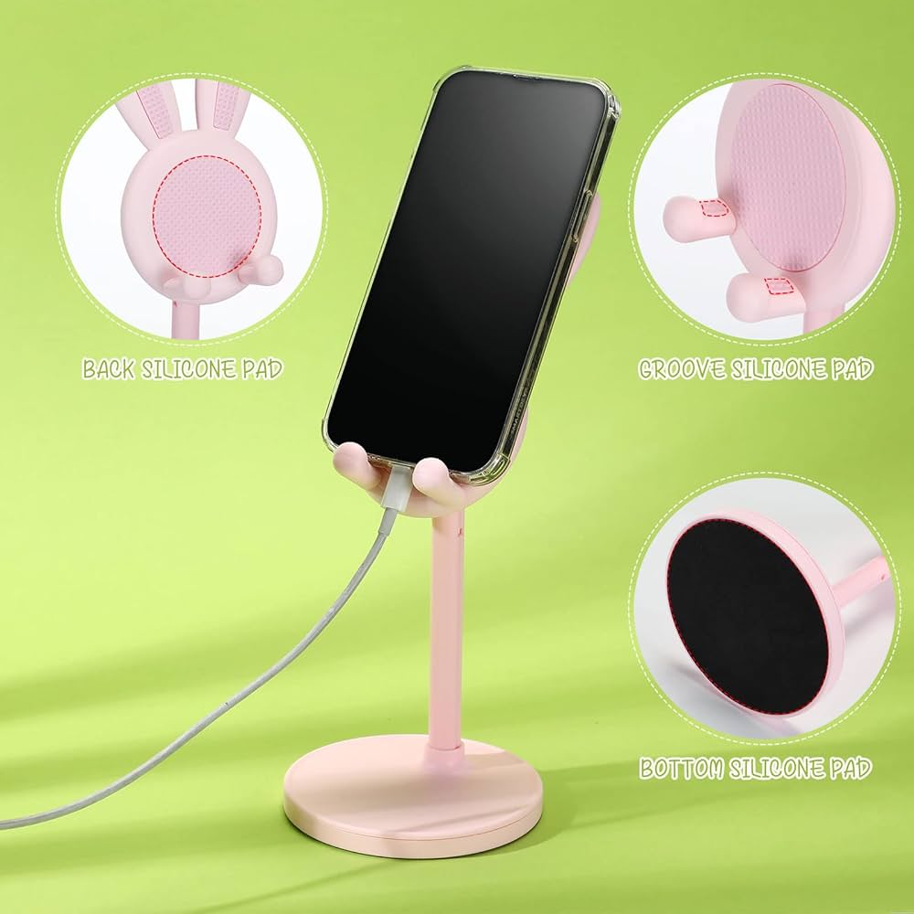 The Hot Selling Cute Bunny Telescopic Desktop Phone Holder