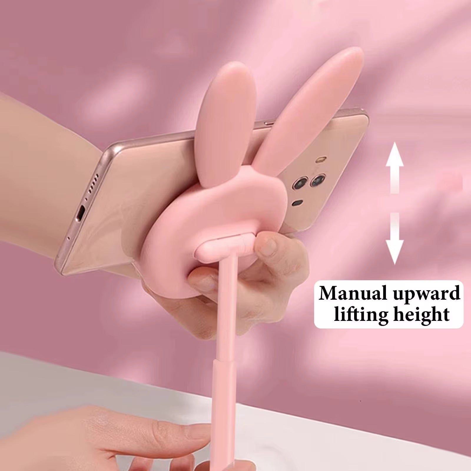 The Hot Selling Cute Bunny Telescopic Desktop Phone Holder