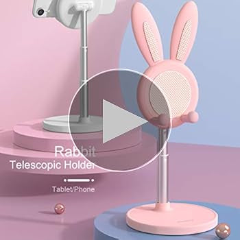 The Hot Selling Cute Bunny Telescopic Desktop Phone Holder
