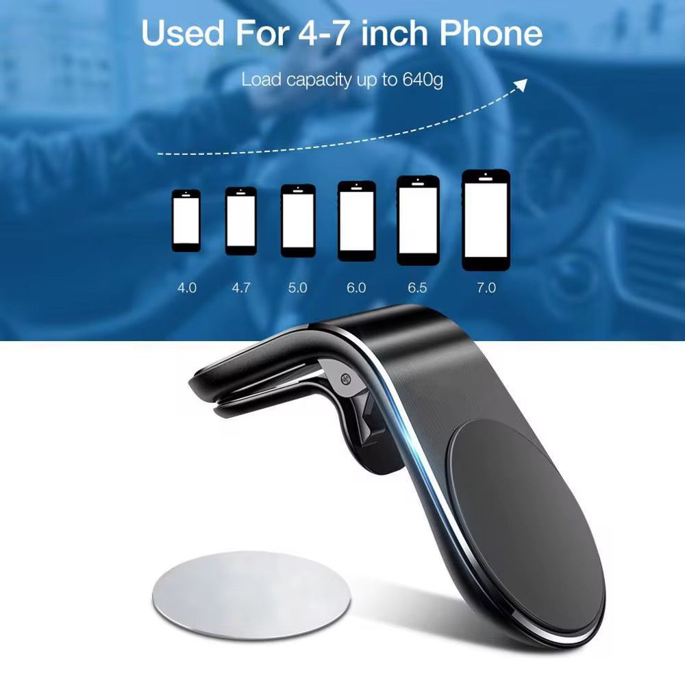 The Universal Magnetic Air Vent Car Dashboard Clip Mobile Phone Stand