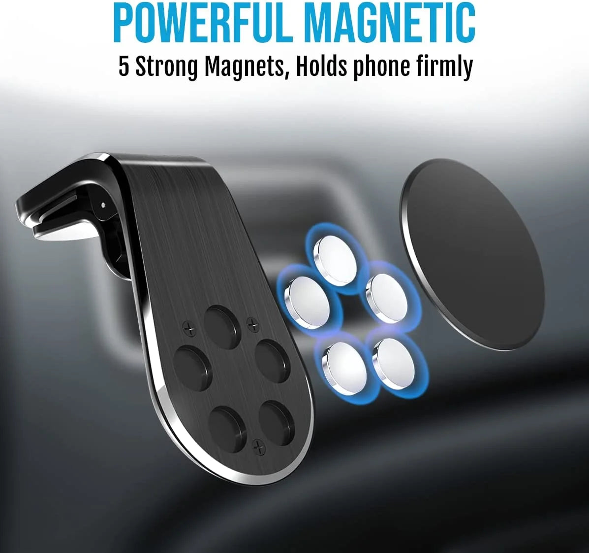 The Universal Magnetic Air Vent Car Dashboard Clip Mobile Phone Stand